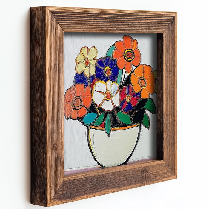 Wallity UKZM065 Pintura Decorativa en MDF con Marco (3 Piezas)